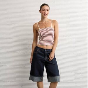 Women’s AE Lace Trim Cami, Raspberry Peak, Small